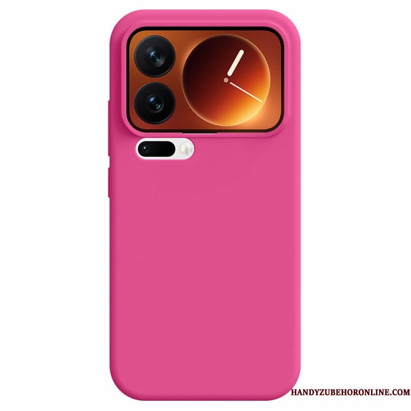 Hoesje Xiaomi 17 Pro Vloeibare Siliconen En Versterkte Bescherming