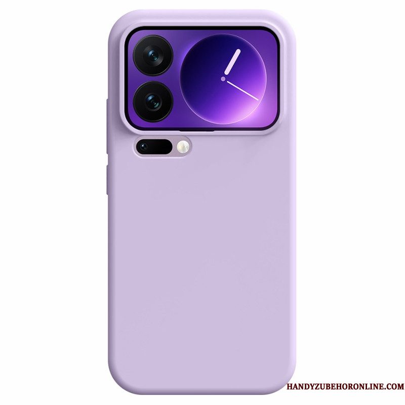 Hoesje Xiaomi 17 Pro Vloeibare Siliconen En Versterkte Bescherming