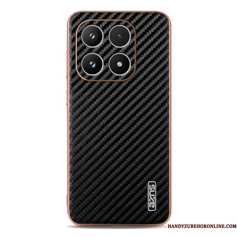Hoesje Xiaomi 17 Textuur Azns Koolstofvezel Bescherming Hoesje