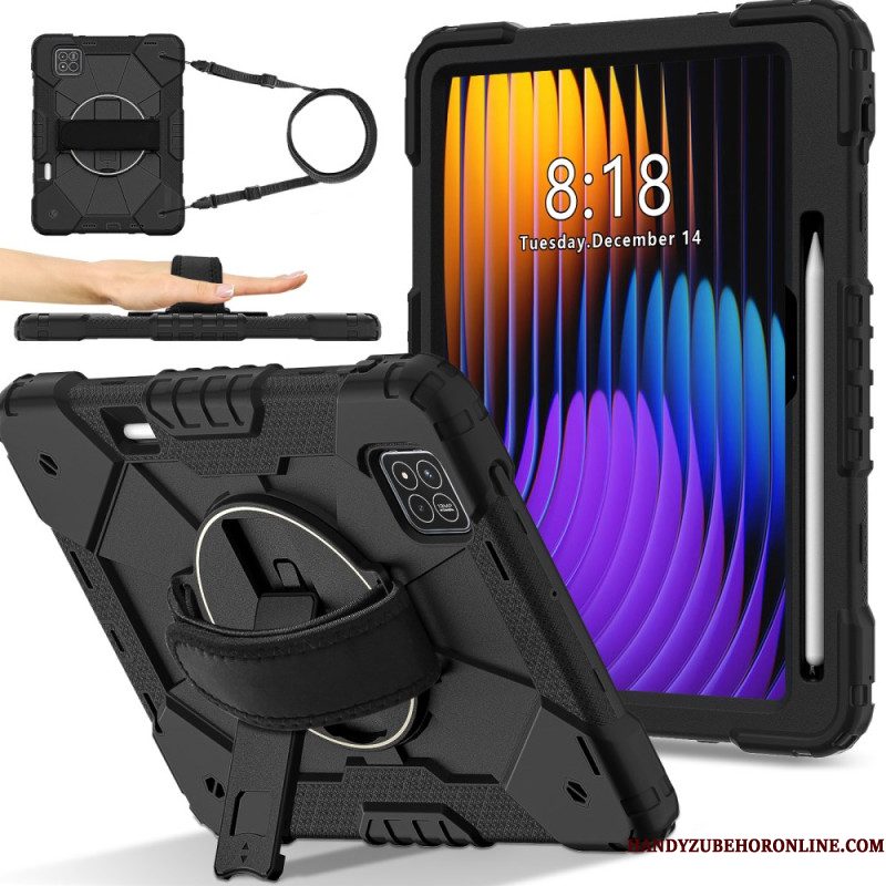 Hoesje Xiaomi Pad 7 / 7 Pro Volledige Bescherming Met Schouderband