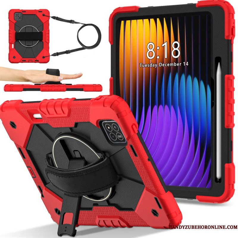 Hoesje Xiaomi Pad 7 / 7 Pro Volledige Bescherming Met Schouderband