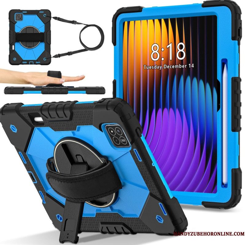 Hoesje Xiaomi Pad 7 / 7 Pro Volledige Bescherming Met Schouderband