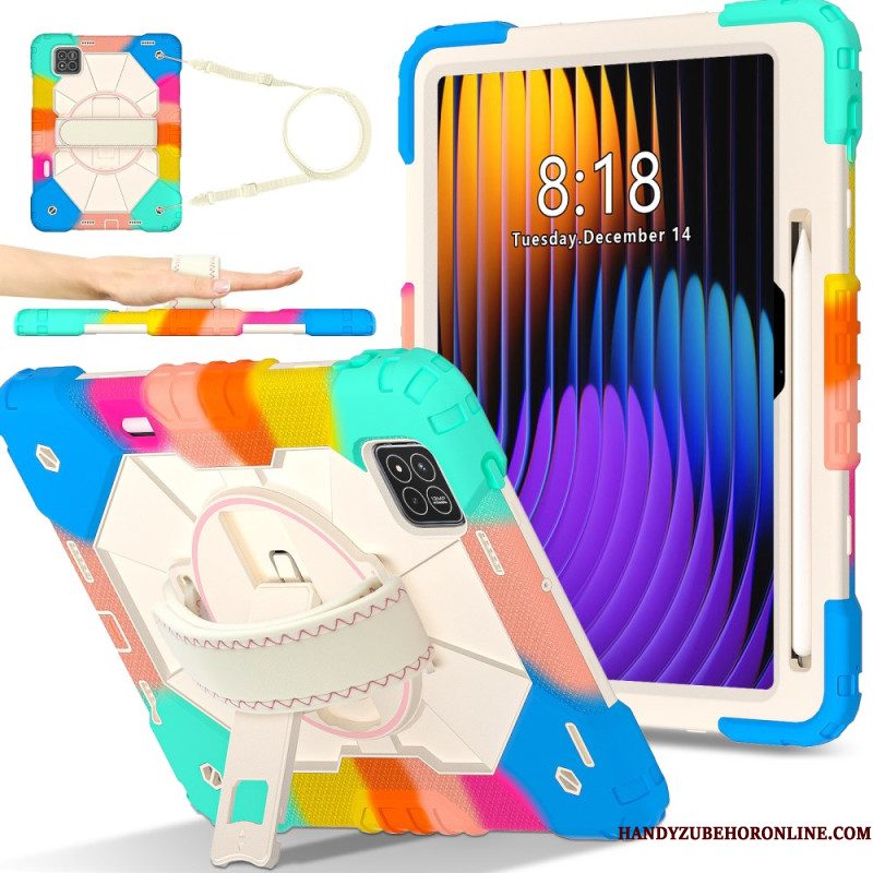Hoesje Xiaomi Pad 7 / 7 Pro Volledige Bescherming Met Schouderband