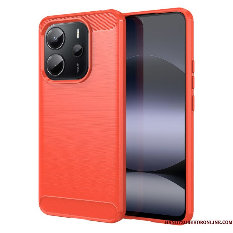Hoesje Xiaomi Redmi Note 14 4g Geborsteld Koolstofvezel