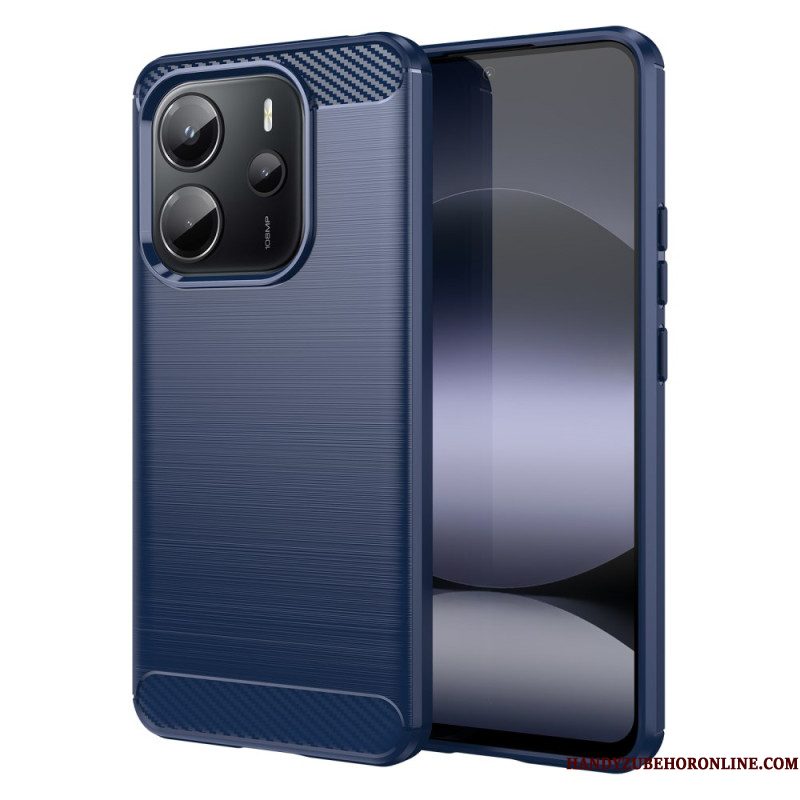Hoesje Xiaomi Redmi Note 14 4g Geborsteld Koolstofvezel