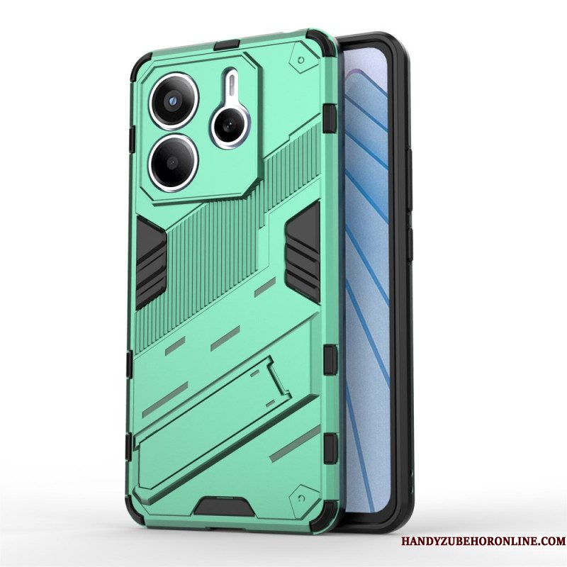 Hoesje Xiaomi Redmi Note 14 5g Afneembare Handsfree Standaard Met Twee Standen Bescherming Hoesje