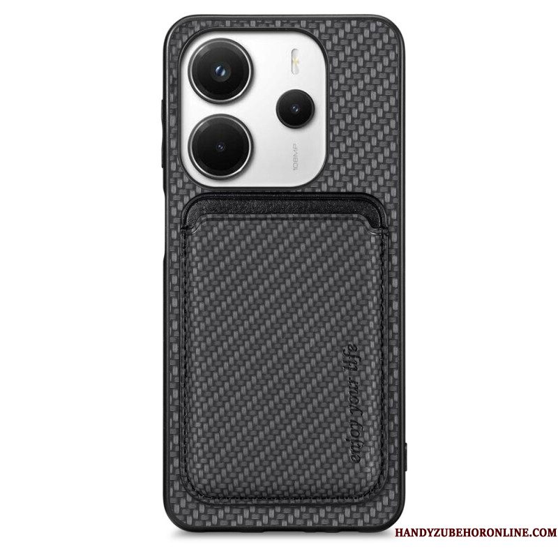 Hoesje Xiaomi Redmi Note 14 5g Afneembare Magnetische Kaarthouder