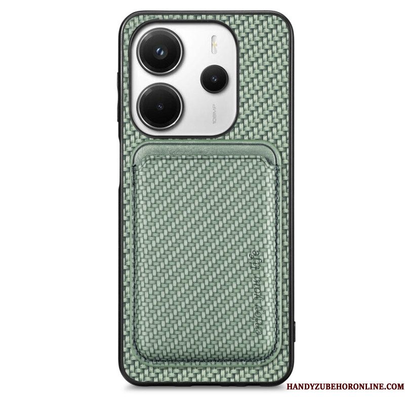 Hoesje Xiaomi Redmi Note 14 5g Afneembare Magnetische Kaarthouder