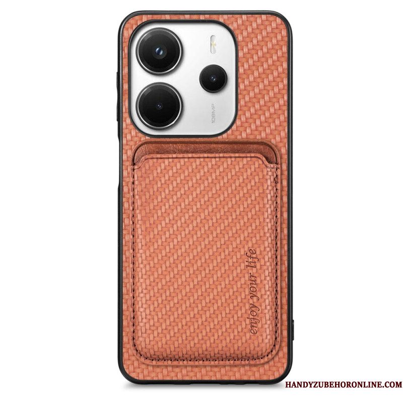 Hoesje Xiaomi Redmi Note 14 5g Afneembare Magnetische Kaarthouder