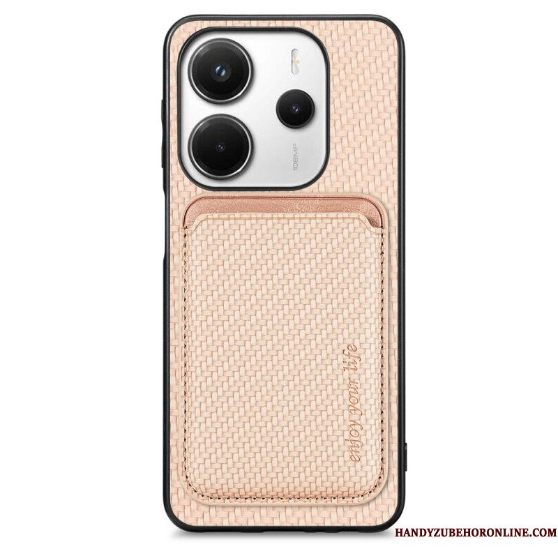 Hoesje Xiaomi Redmi Note 14 5g Afneembare Magnetische Kaarthouder