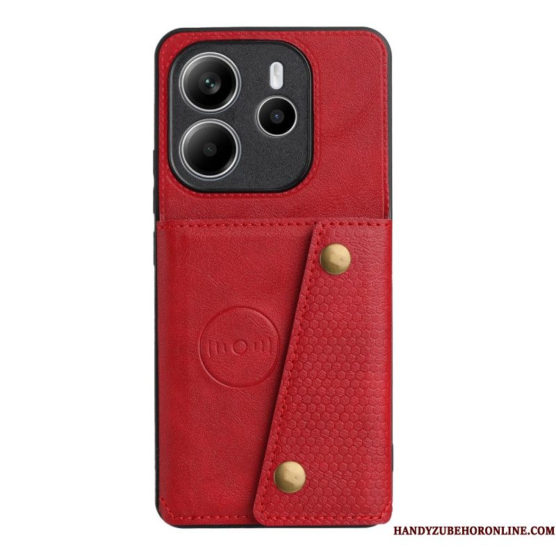 Hoesje Xiaomi Redmi Note 14 5g Kaarthouder En Standaard
