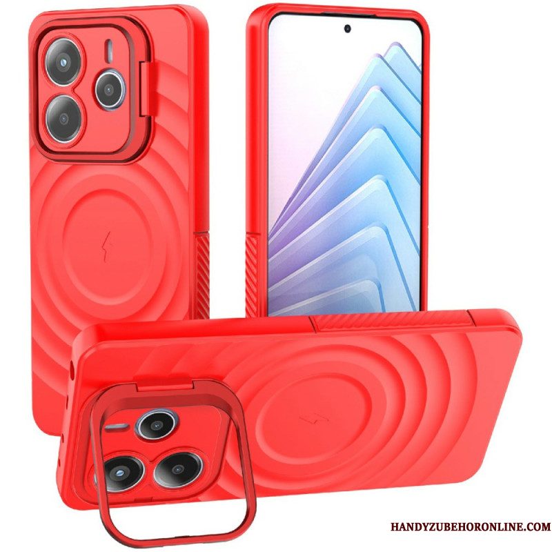 Hoesje Xiaomi Redmi Note 14 5g Magsafe-compatibel Met Golvend Ontwerp