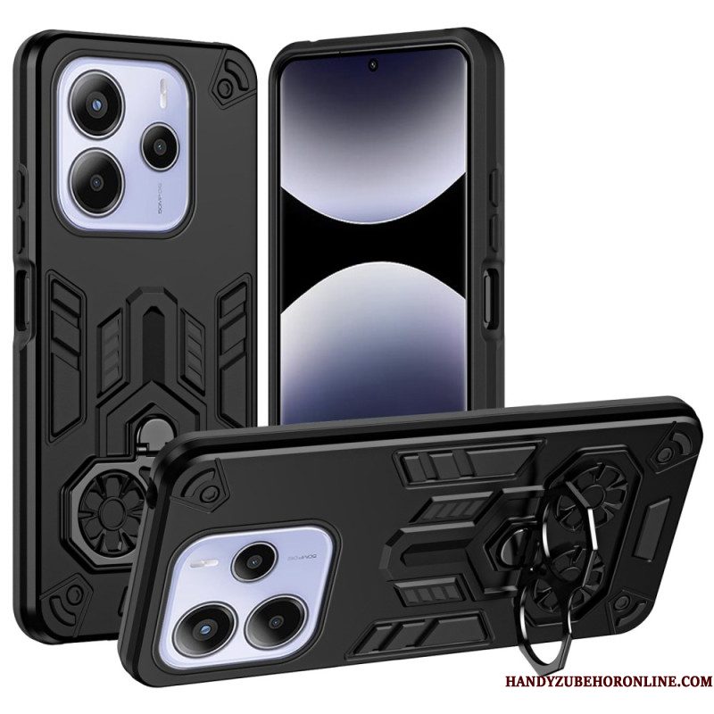 Hoesje Xiaomi Redmi Note 14 5g Ringhouder Met Metaal-effect