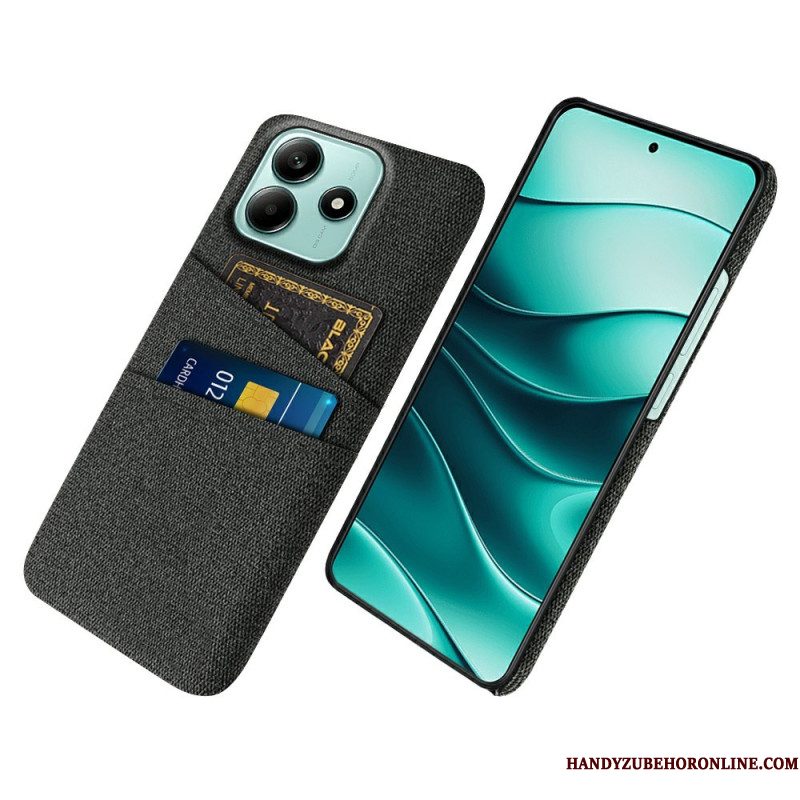 Hoesje Xiaomi Redmi Note 14 5g Stoffen Kaarthouder