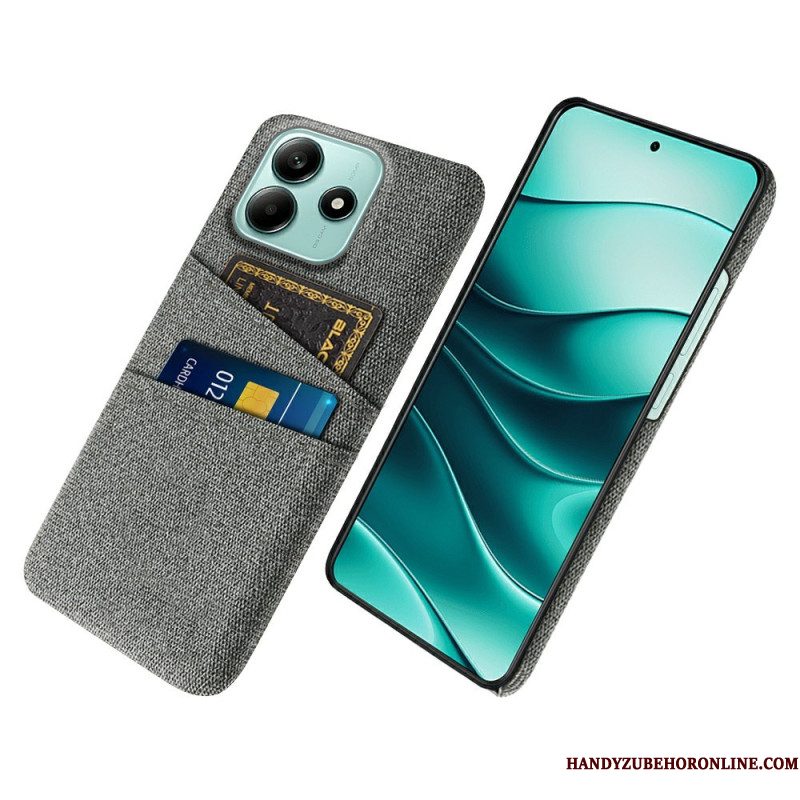 Hoesje Xiaomi Redmi Note 14 5g Stoffen Kaarthouder