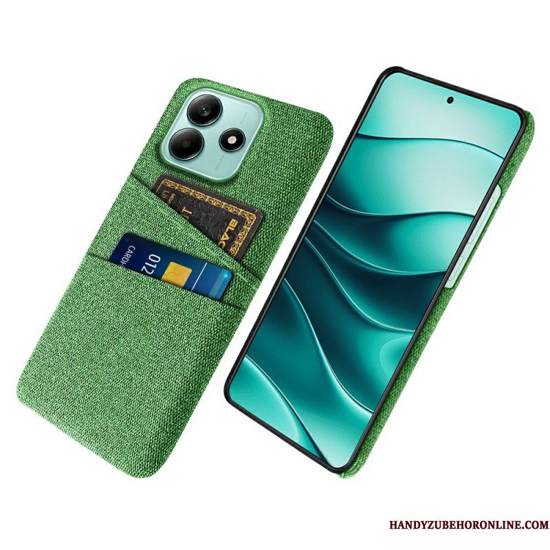 Hoesje Xiaomi Redmi Note 14 5g Stoffen Kaarthouder