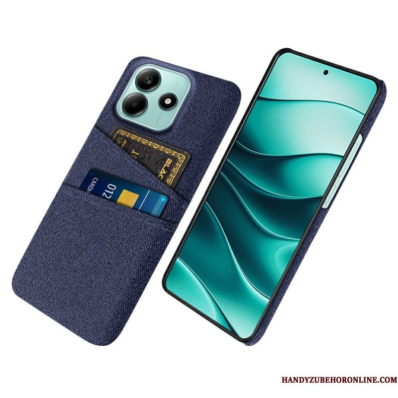 Hoesje Xiaomi Redmi Note 14 5g Stoffen Kaarthouder
