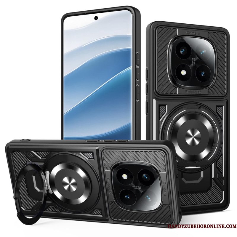 Hoesje Xiaomi Redmi Note 14 Pro 4g Magnetisch Met Draaibare Standaard