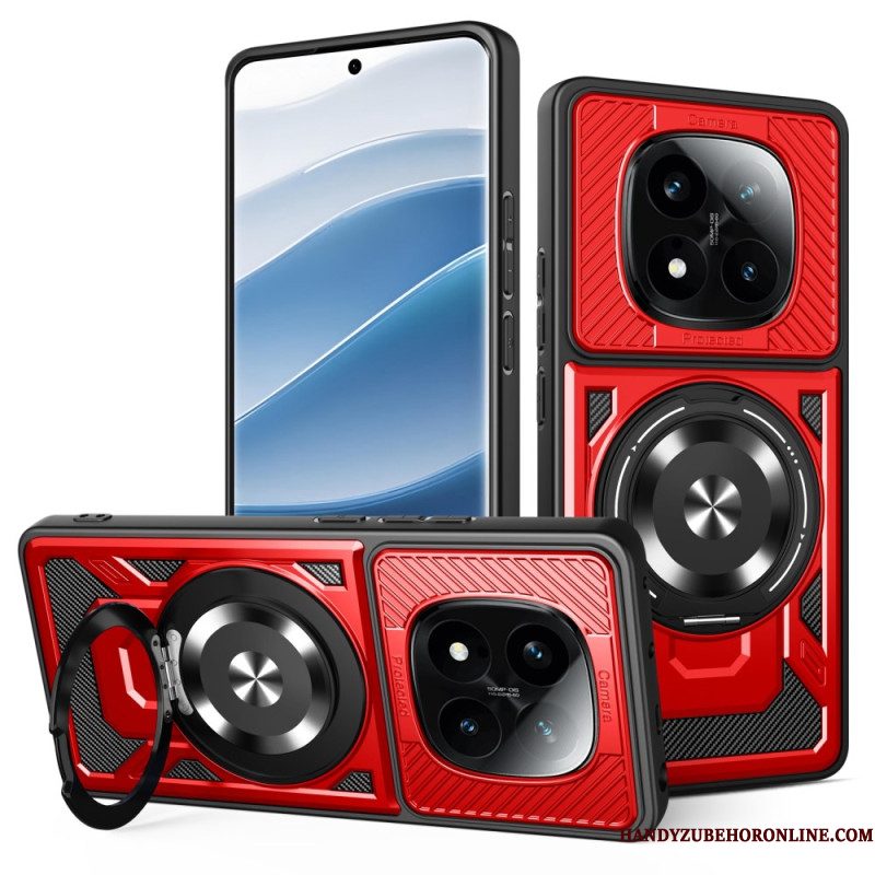 Hoesje Xiaomi Redmi Note 14 Pro 4g Magnetisch Met Draaibare Standaard