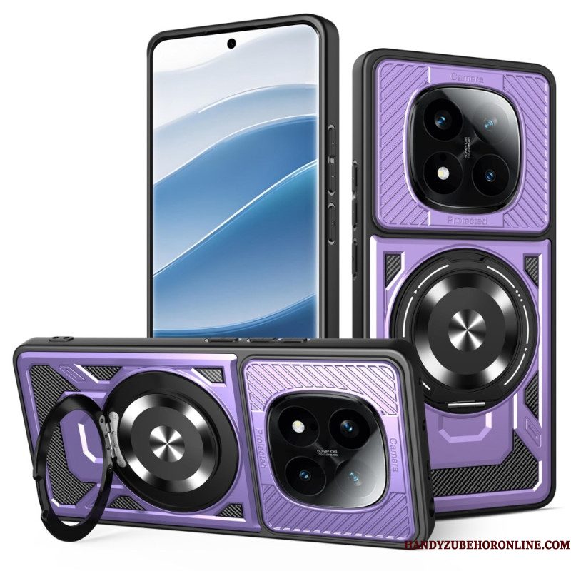 Hoesje Xiaomi Redmi Note 14 Pro 4g Magnetisch Met Draaibare Standaard