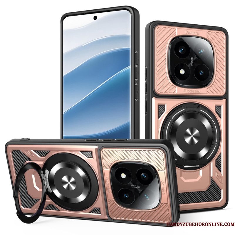 Hoesje Xiaomi Redmi Note 14 Pro 4g Magnetisch Met Draaibare Standaard