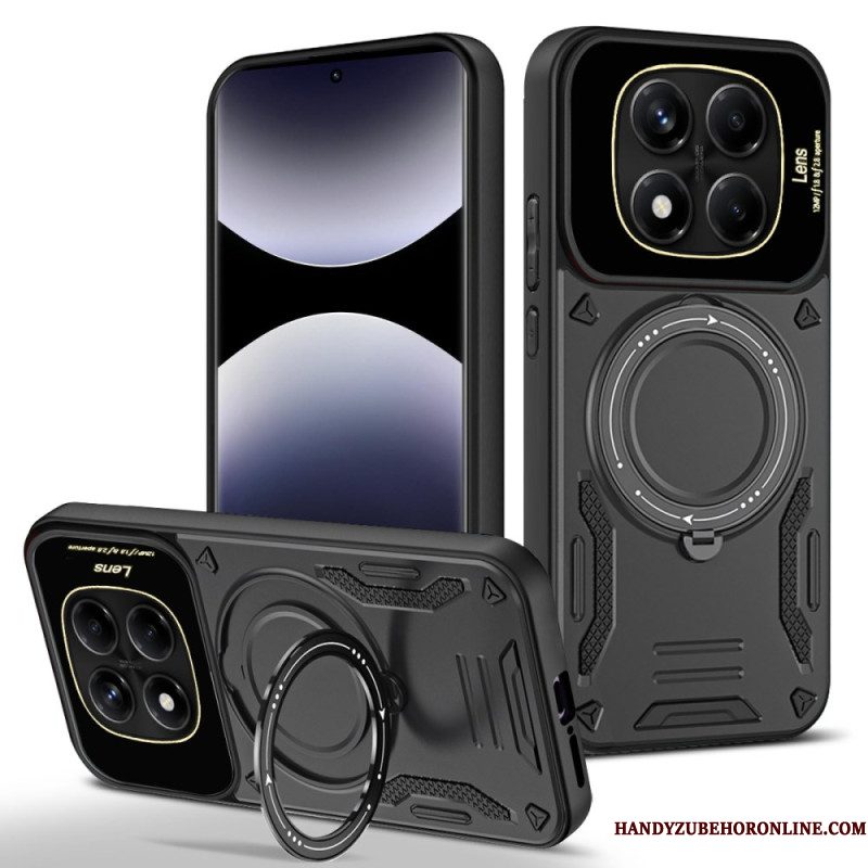 Hoesje Xiaomi Redmi Note 14 Pro 4g Magnetische Draaibare Standaard Bescherming Hoesje