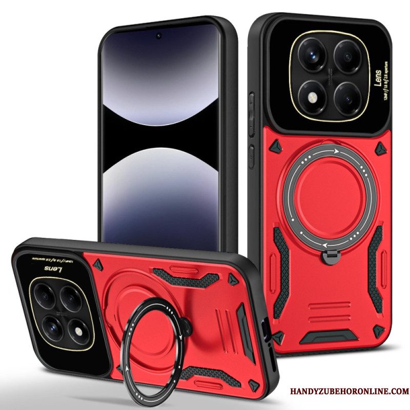 Hoesje Xiaomi Redmi Note 14 Pro 4g Magnetische Draaibare Standaard Bescherming Hoesje