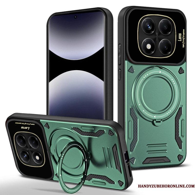 Hoesje Xiaomi Redmi Note 14 Pro 4g Magnetische Draaibare Standaard Bescherming Hoesje