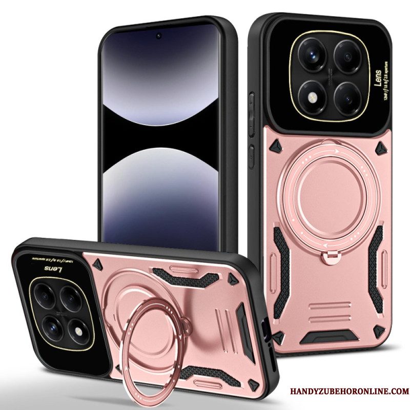 Hoesje Xiaomi Redmi Note 14 Pro 4g Magnetische Draaibare Standaard Bescherming Hoesje
