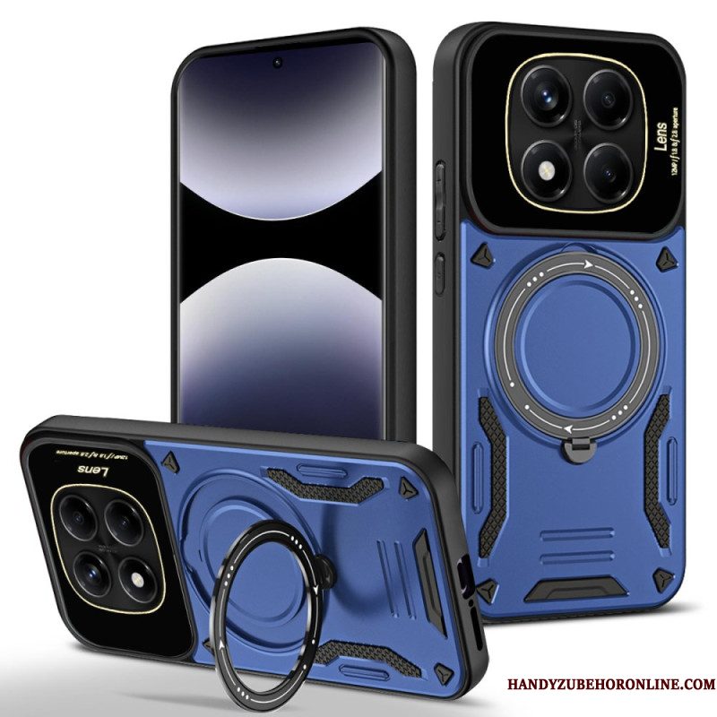 Hoesje Xiaomi Redmi Note 14 Pro 4g Magnetische Draaibare Standaard Bescherming Hoesje