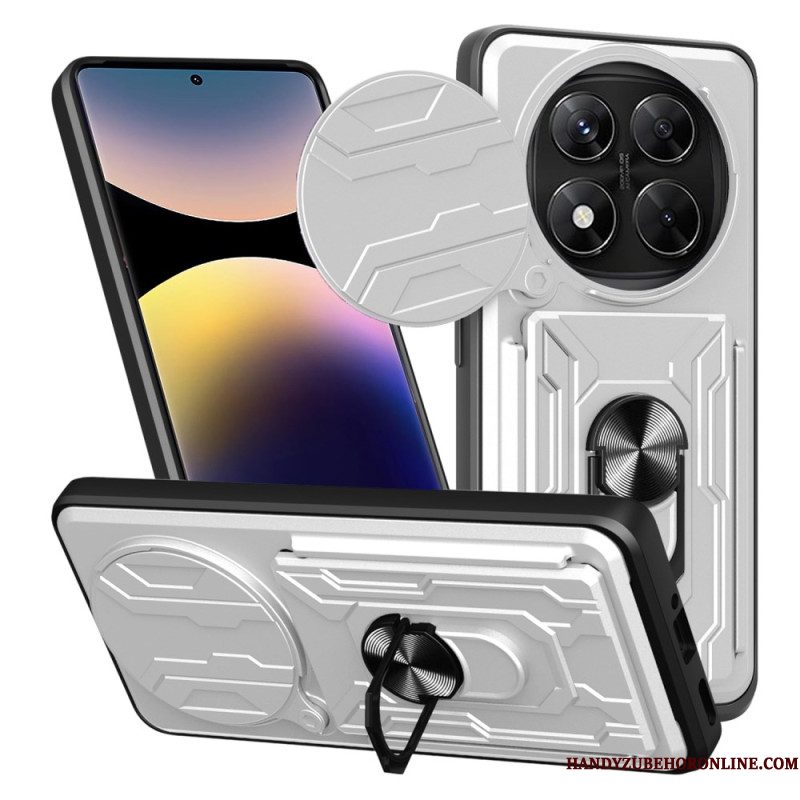 Hoesje Xiaomi Redmi Note 14 Pro 4g Ultra-resistent Met Standaard En Lensbeschermer