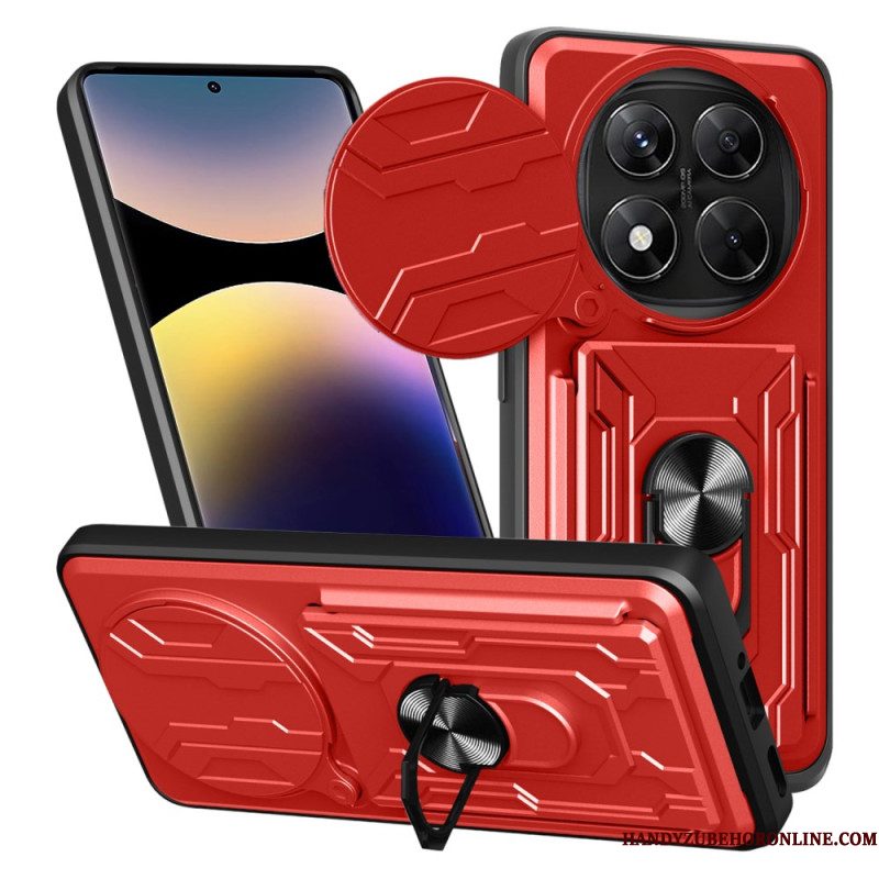 Hoesje Xiaomi Redmi Note 14 Pro 4g Ultra-resistent Met Standaard En Lensbeschermer