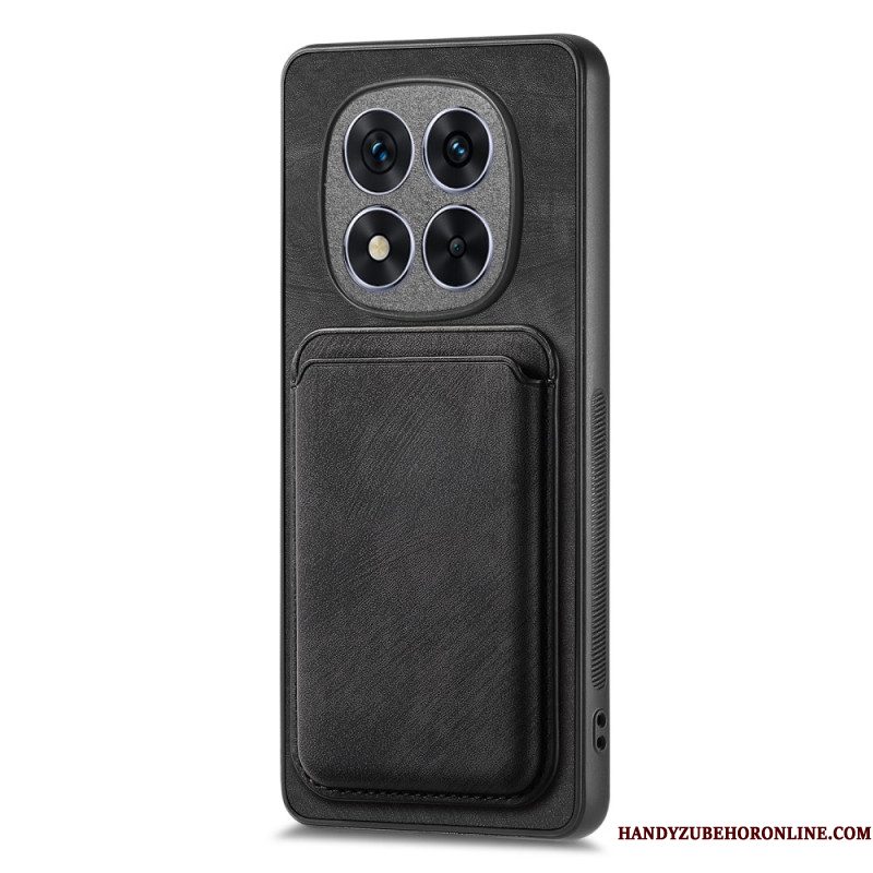 Hoesje Xiaomi Redmi Note 14 Pro 5g Afneembare Kaarthouder Met Lederlook Bescherming Hoesje