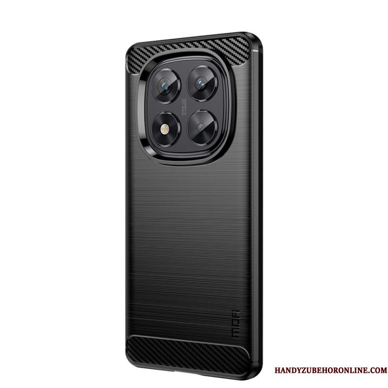 Hoesje Xiaomi Redmi Note 14 Pro 5g Geborsteld Koolstofvezel Bescherming Hoesje