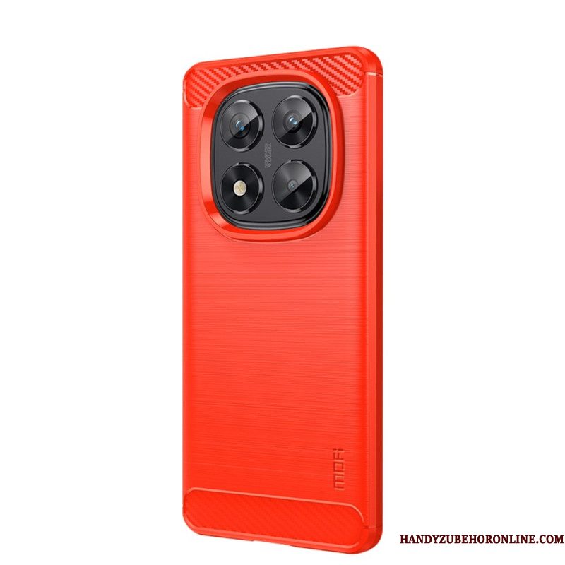 Hoesje Xiaomi Redmi Note 14 Pro 5g Geborsteld Koolstofvezel Bescherming Hoesje