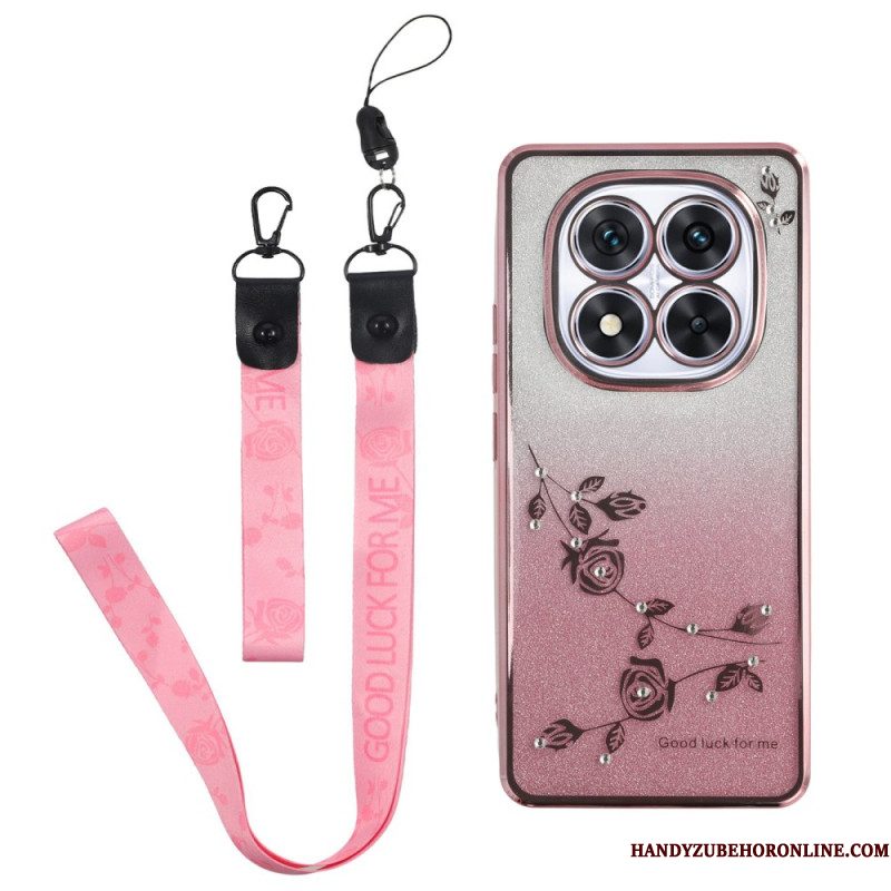 Hoesje Xiaomi Redmi Note 14 Pro 5g Kadem Pailletten En Bandjes