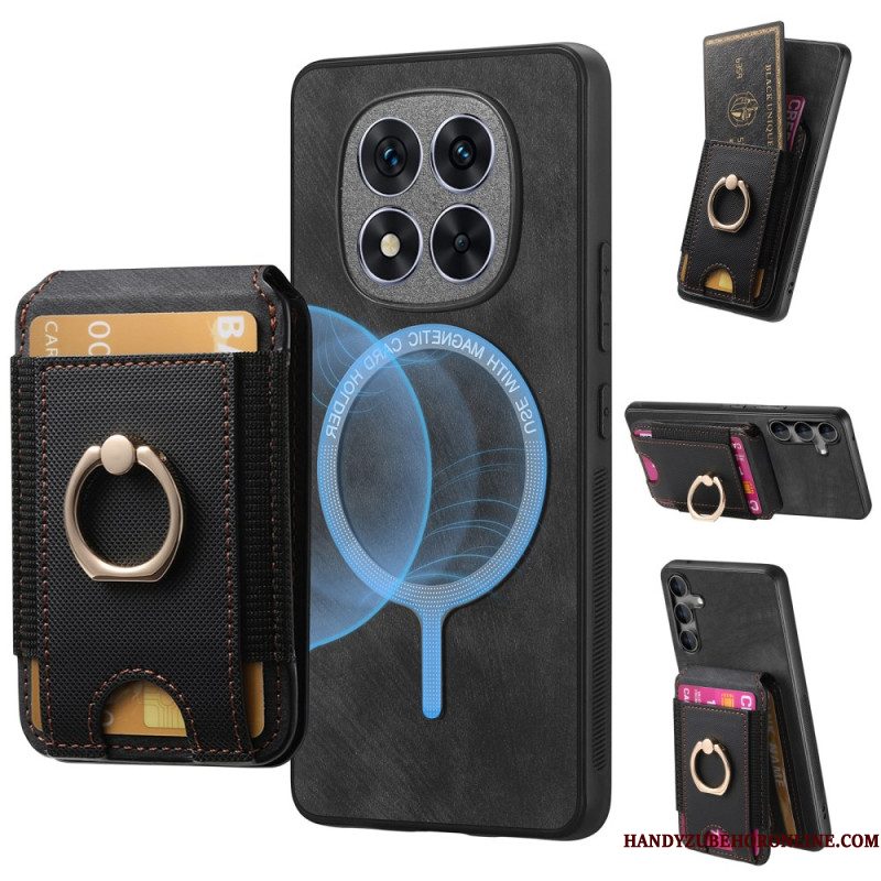 Hoesje Xiaomi Redmi Note 14 Pro 5g Magnetische Kaarthouder Met Verticale Klep
