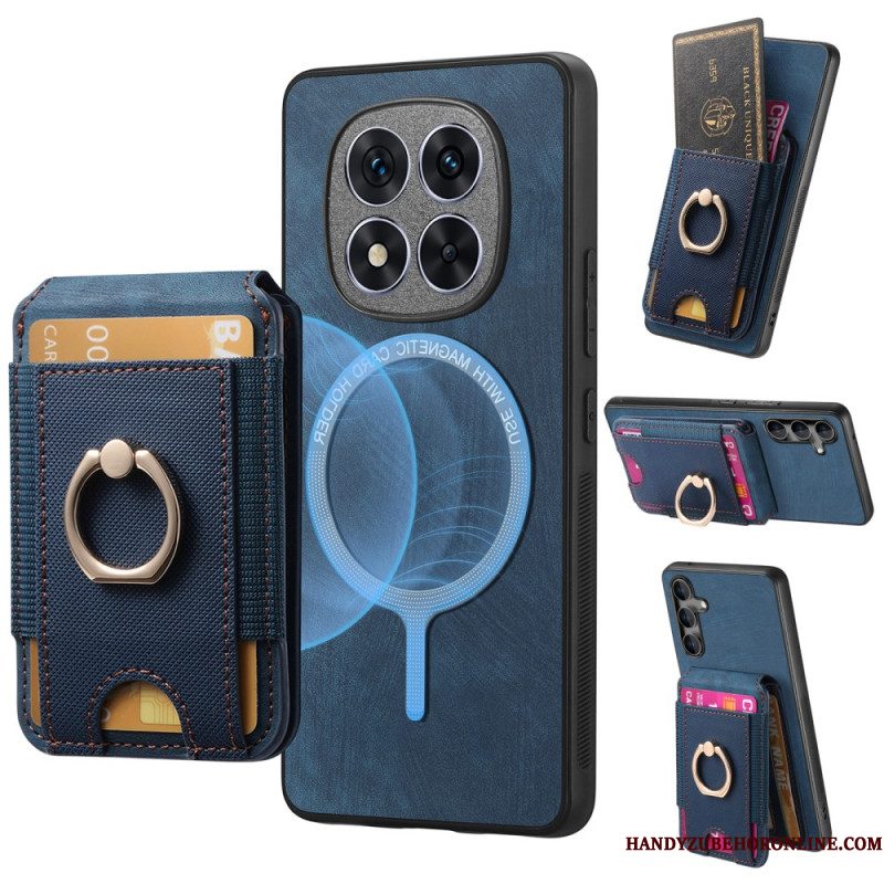 Hoesje Xiaomi Redmi Note 14 Pro 5g Magnetische Kaarthouder Met Verticale Klep