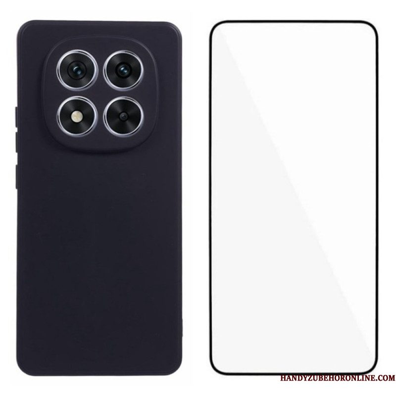Hoesje Xiaomi Redmi Note 14 Pro Plus 5g Siliconen Met Schermbeschermer Bescherming Hoesje