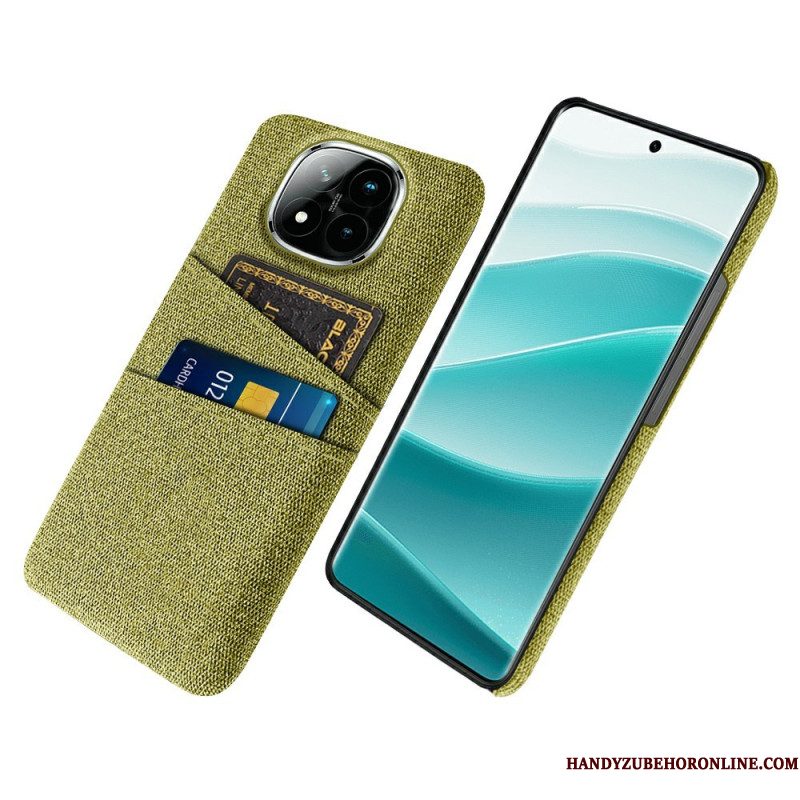 Hoesje Xiaomi Redmi Note 14 Pro Plus 5g Stoffen Kaarthouder