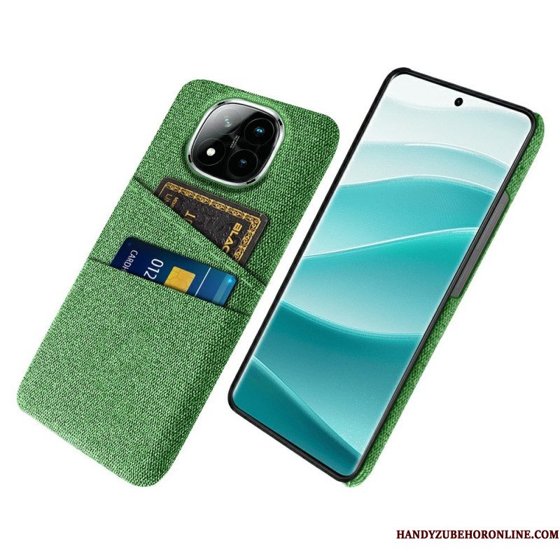 Hoesje Xiaomi Redmi Note 14 Pro Plus 5g Stoffen Kaarthouder