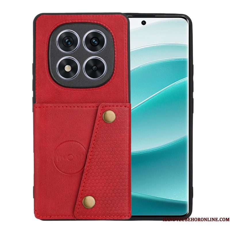 Hoesje Xiaomi Redmi Note 15 5g Kaarthouder En Geïntegreerde Standaard Bescherming Hoesje