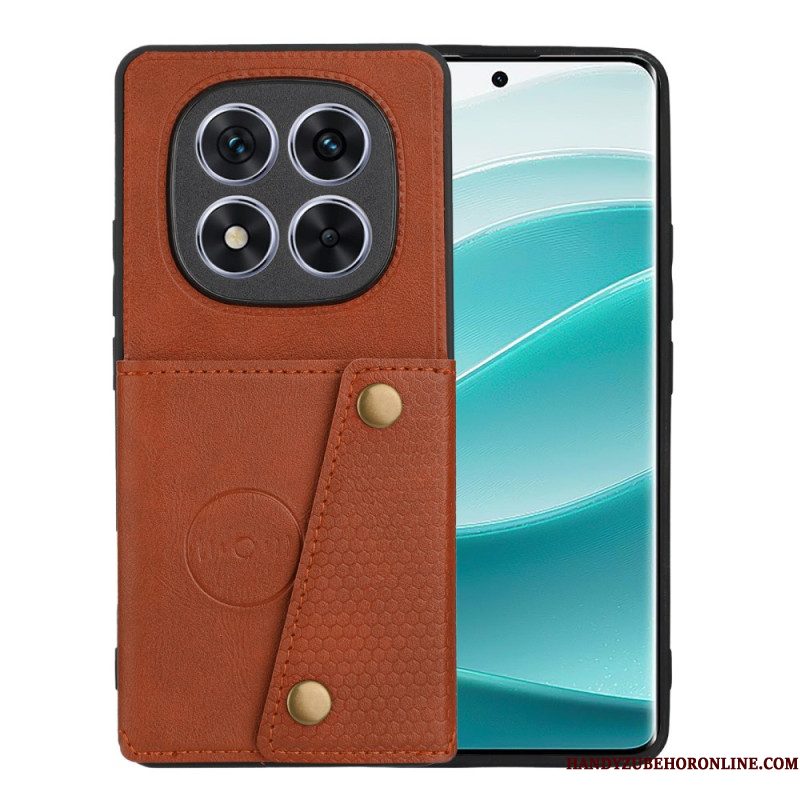 Hoesje Xiaomi Redmi Note 15 5g Kaarthouder En Geïntegreerde Standaard Bescherming Hoesje