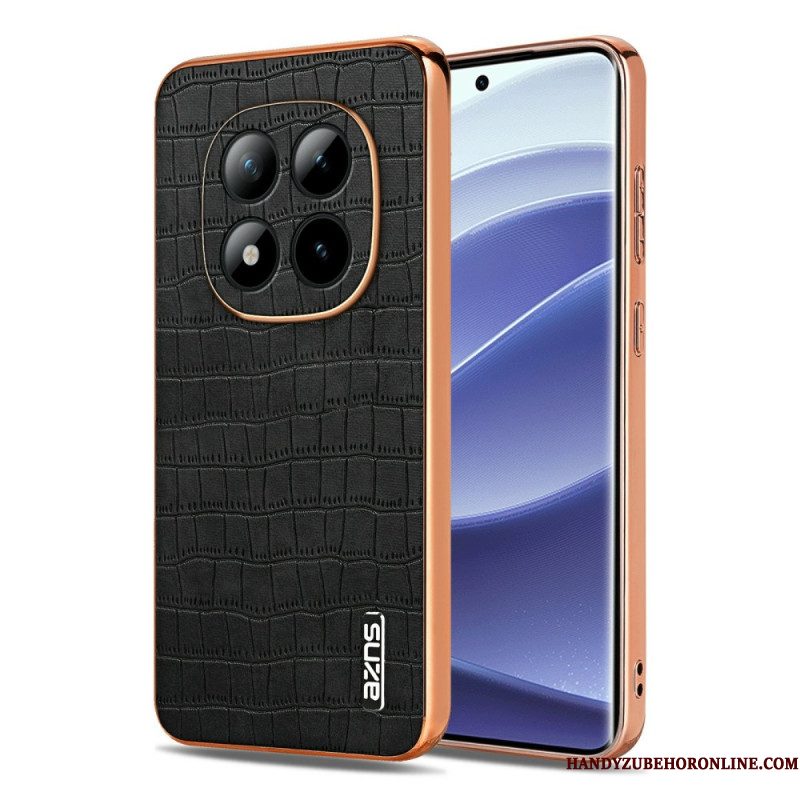 Hoesje Xiaomi Redmi Note 15 Pro Plus 5g Azns Krokodillenleertextuur
