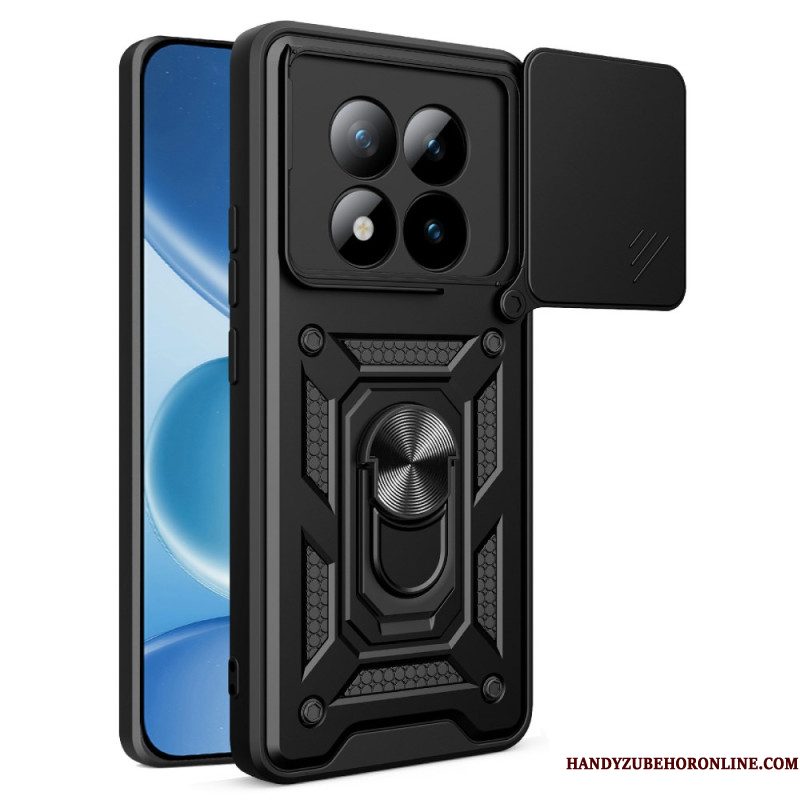 Hoesje Xiaomi Redmi Note 15 Pro Plus 5g Schuifbare Camerabescherming En Geïntegreerde Standaard Bescherming Hoesje