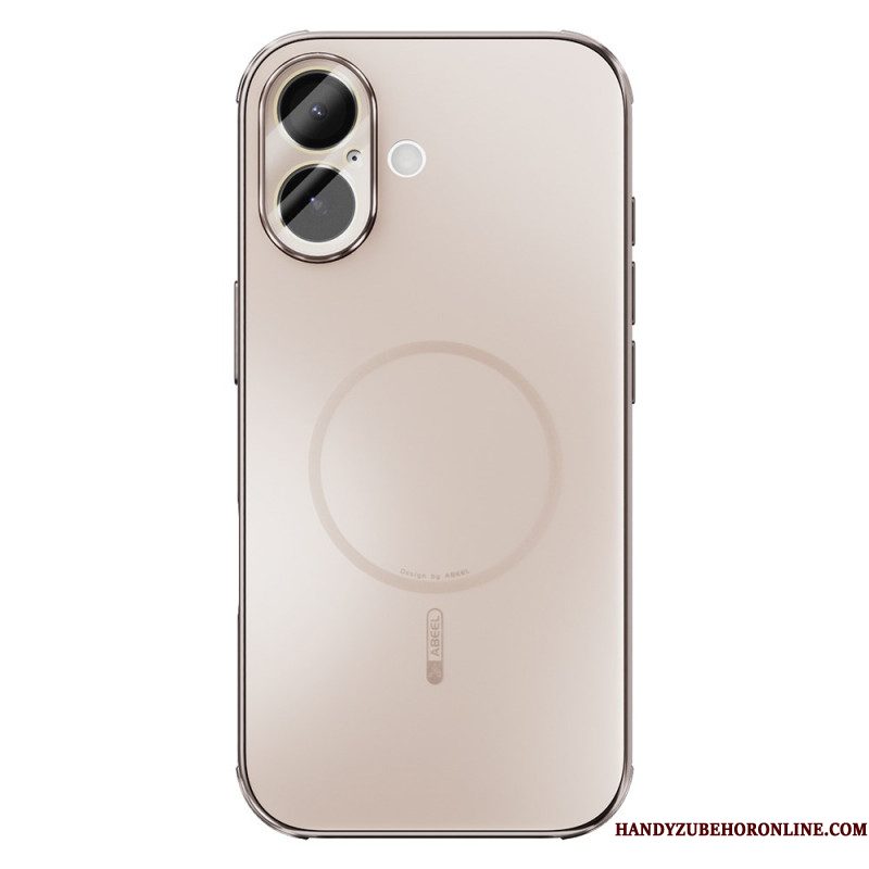 Hoesje iPhone 17 Abeel Met Magnetisch Glaseffect Bescherming Hoesje