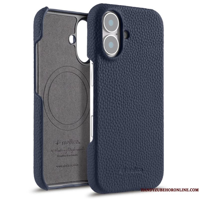 Hoesje iPhone 17 Compatibel Met Magsafe Leer En Microvezel