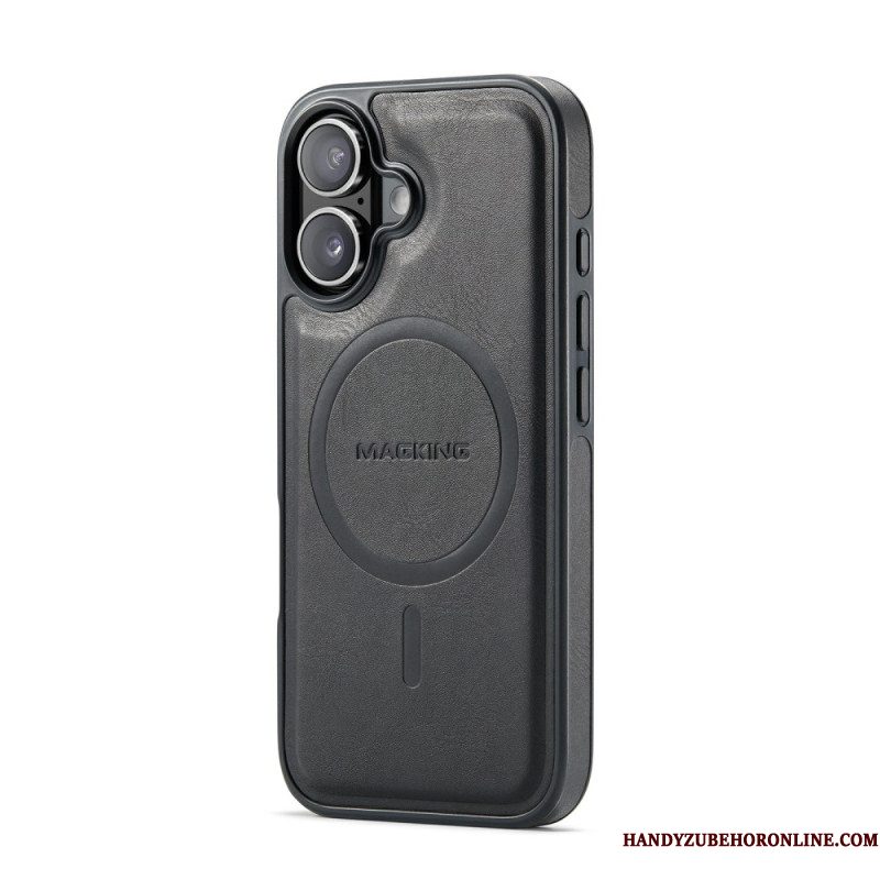 Hoesje iPhone 17 Magsafe Compatibel Met Premium Leerlook