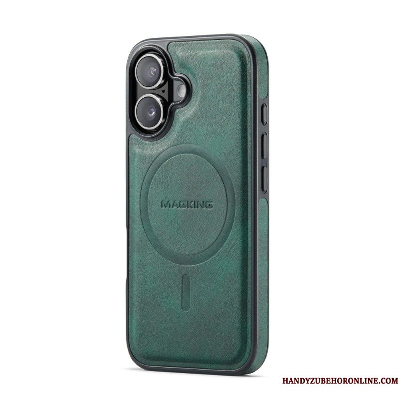 Hoesje iPhone 17 Magsafe Compatibel Met Premium Leerlook