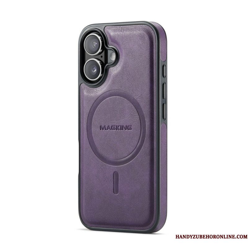 Hoesje iPhone 17 Magsafe Compatibel Met Premium Leerlook